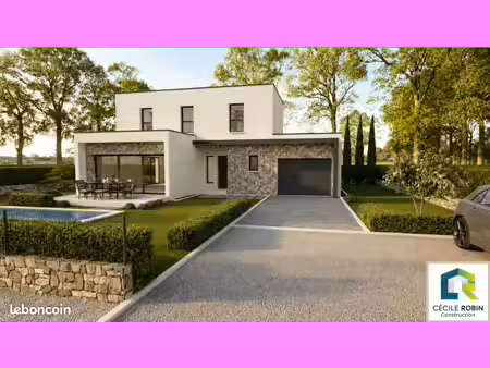 projet de construction d'une maison 120 m² avec terrain à lissieu (69)