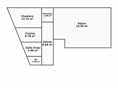 appartement 53m² paris 15éme à rénover