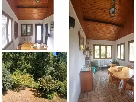 loue haut de maison meublée proche foret avec jardin