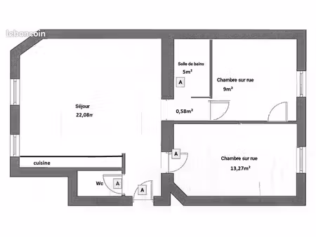 location appartement 50 m2 2 chambres