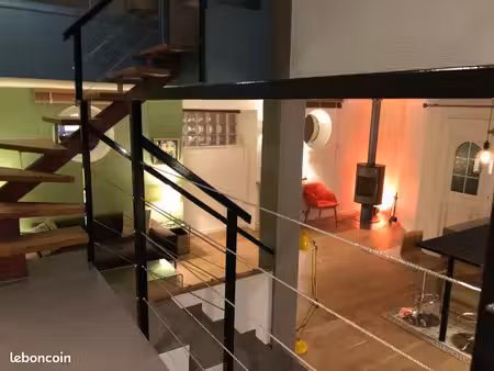 maison meublée 4 pièces – 91 6 m² – esprit loft  espace extérieur et garage – asnières-sur