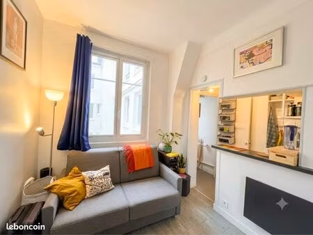 montrouge – studio 16 m² lumineux & rénové – 5e asc. – dpe d – 129 000