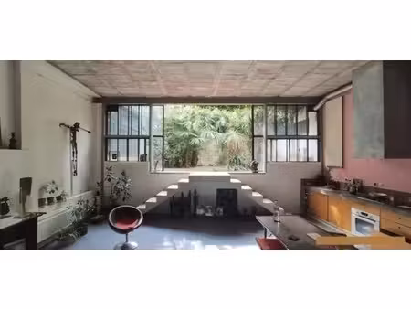 appartement à vendre 5/6 pièces les lilas (93)  loft + local atelier+ jardin privatif +gar
