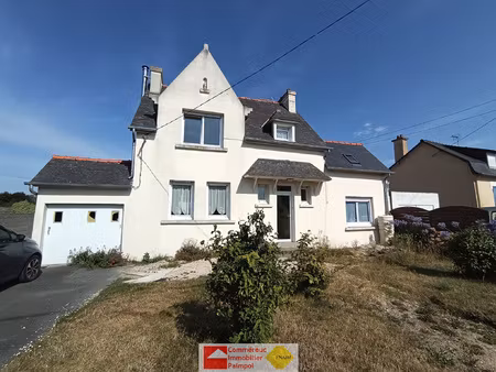a vendre - maison 75.52 m2  terrain 558 m2  paimpol  centre