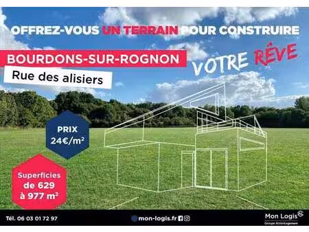 terrain constructible viabilisé à vendre