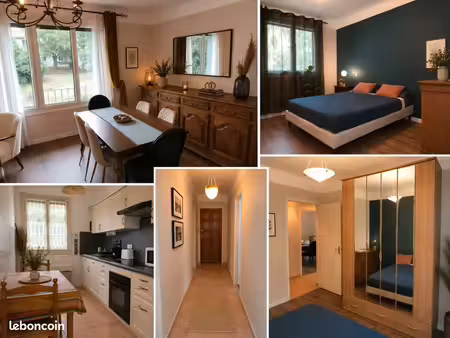 appartement t3 avec jardin privatif  garage et cave