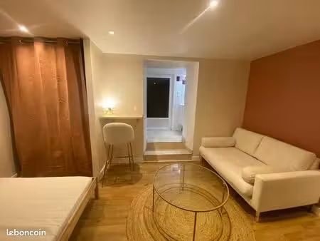location studio meublé 22m2