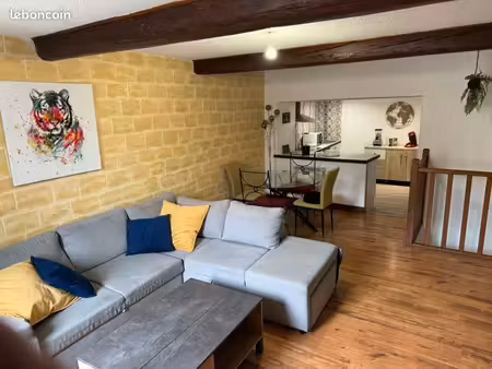 maison de village meublée avec salle de sport