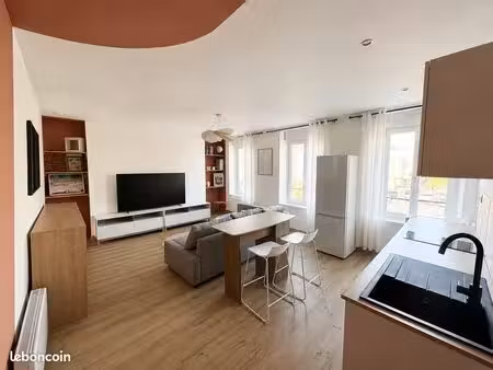 appartement meublé t2 - 39m² - boulogne-sur-mer centre - proche ulco