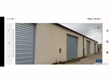 loue grand garage 56m2