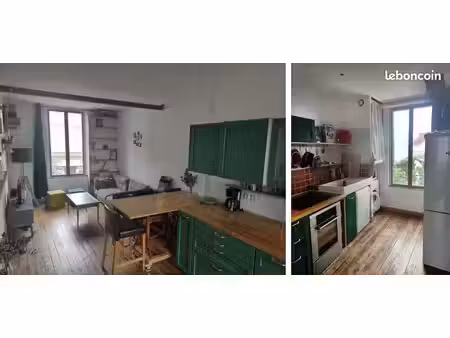 t2 meublé atypique en duplex