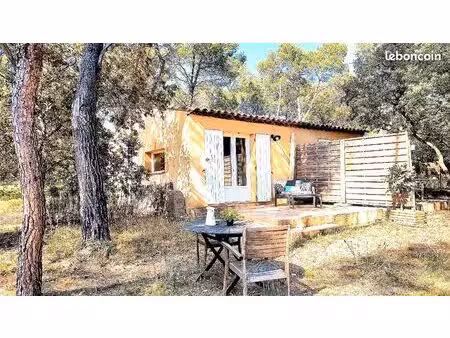 loue t2 meublé dans maisonnette campagne aixoise