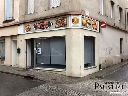 local commercial  restauration  restauration rapide 45 m² pamiers