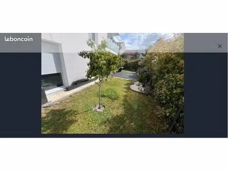 appartement quatre pièces avec jardin et parking