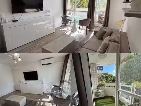 t2 meublé haut standing – 50 m² avec balcon plein sud – vue sacré-cœur – parking – cave – 