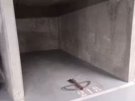 place de parking boxable en sous sol