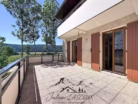 appartement de charme avec terrasse à lans en vercors