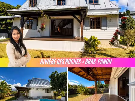 maison à louer à bras-panon - rivière des roches - 138m² sur