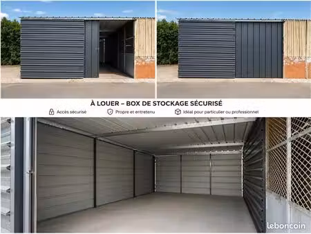 box de stockage à louer 50m2