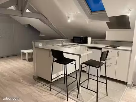 location studio meublé 23m2