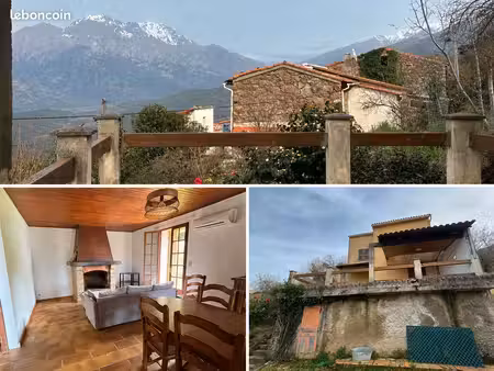 carbuccia – maison 4 pièces de 120 m² avec vue panoramique  terrain constructible et grand