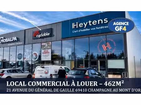 location commerce champagne-au-mont-d’or 69410 446m²