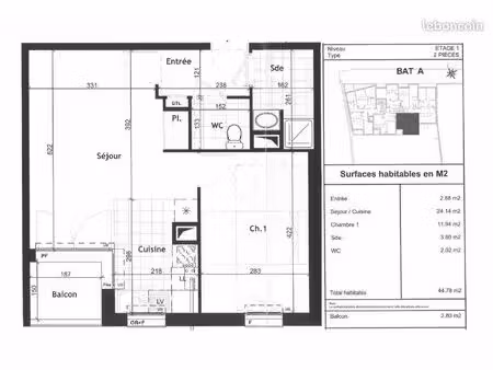 a vendre appartement t2 caen