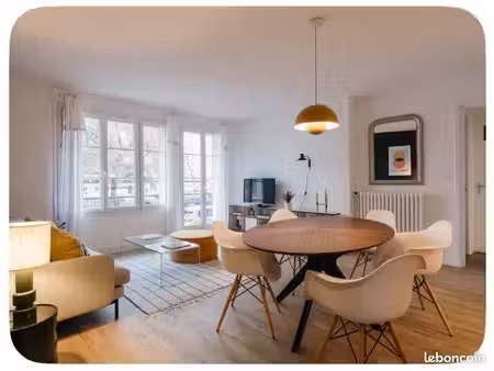 t3 76 m² hypercentre caen - vue château – rénové