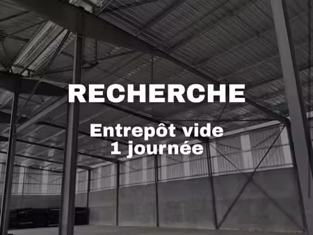 recherche entrepôt vide