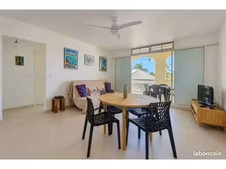 t2 d’exception entièrement meublé – 49 m² + terrasse de 10 m² – résidence karaïbes – point