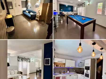 villa vue mer 169m2 4ch - vendue meublé spa&billard