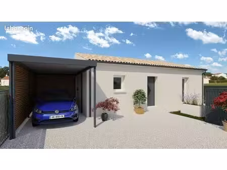 maison de 70 m² sur un terrain de 427 m² à gond-pontouvre en charente (16)