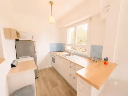 appartement vannes 2 pièces rdc au calme et lumineux avec parking 36.42 m2