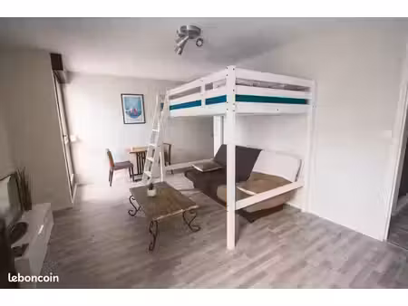 grand studio meublé 31m2 la rochelle