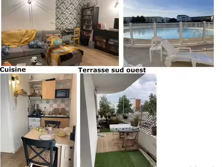 appartement 2 pièces 31m2 - minimes  lac de la sole