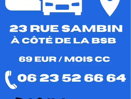 place de parking sécurisée à louer rue sambin – quartier montchapet / bsb – dijon