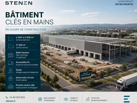 vente local d'activités 4 500 m²