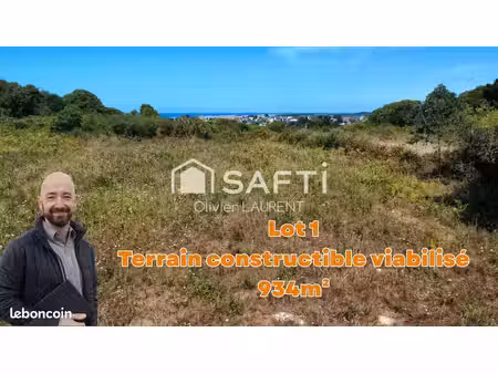 terrain 934 m² trevou-treguignec