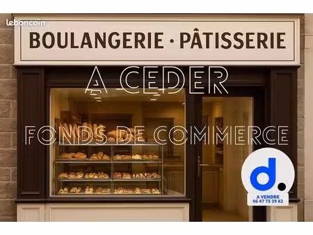 boulangerie  fonds de commerce 90 m² lannion