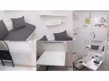 studette 6 m² • mezzanine • hyper optimisée • villette / ligne 7