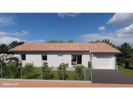 projet de construction d'une maison 103.98 m² avec terrain à saint-germain-et-mons (24)