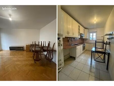 appartement meublé 3 pièces 60m² - balcon et parking souterrain - exposé sud - dpe c