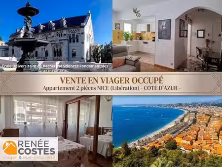 viager occupé - f86 ans - nice (06100)