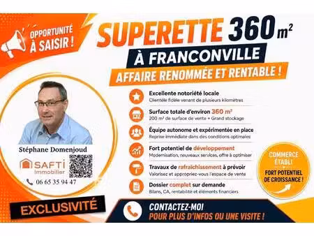 supermarché rentable – belle opportunité à saisir