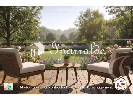 appartement t4 neuf avec terrasse  jardin  2 places de parki