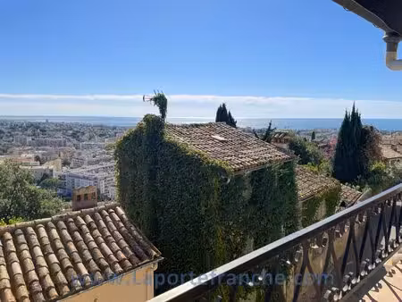 maison de charme avec jardin  garage & vue mer haut-de-cagnes