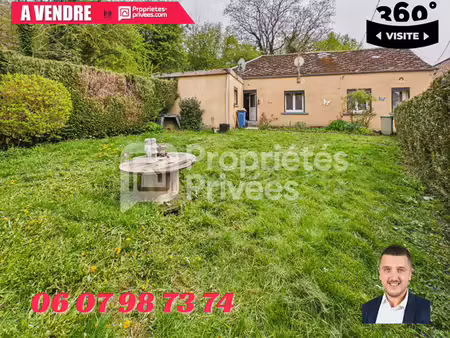 maison individuelle de plain-pied avec garage et potentiel !