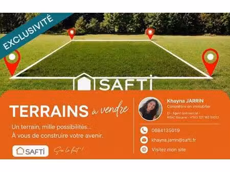 grand terrain constructible 1 506 m² – libre de constructeur