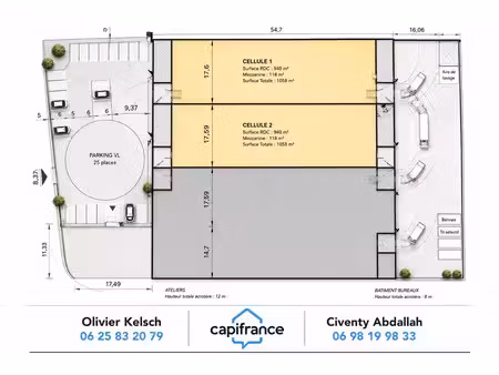 location locaux professionnels 3 pièces 1058 m² à sainte-hélène-sur-isère (73460)  10 800 