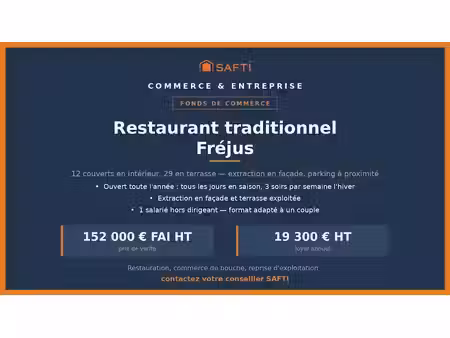 vente locaux professionnels 0 pièces 52 m² à frejus (83600)  152 000 €